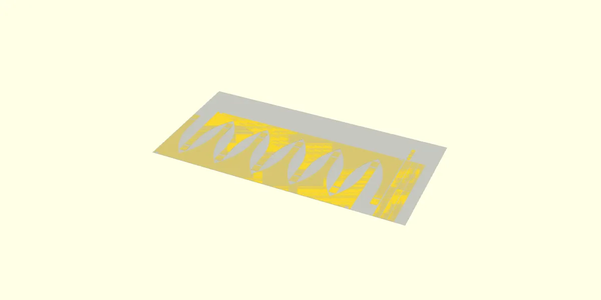 Layout bidimensional das peças da Alcântara para corte CNC